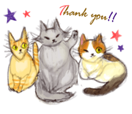 simple and natural cat sticker sticker #11692427