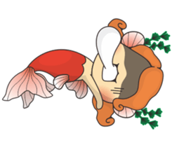 Call Me Lady Goldfish!! sticker #11692862