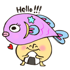 Mr. Pisces mushroom sticker #11693081