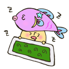 Mr. Pisces mushroom sticker #11693083