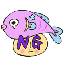 Mr. Pisces mushroom sticker #11693086