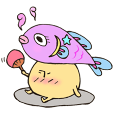 Mr. Pisces mushroom sticker #11693096