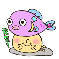 Mr. Pisces mushroom sticker #11693097