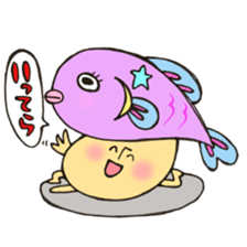 Mr. Pisces mushroom sticker #11693099