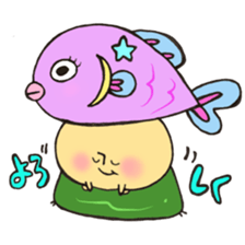 Mr. Pisces mushroom sticker #11693103