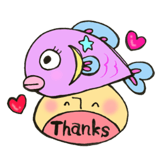 Mr. Pisces mushroom sticker #11693110