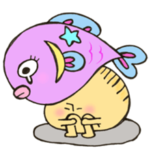 Mr. Pisces mushroom sticker #11693114