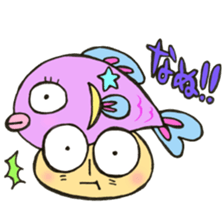 Mr. Pisces mushroom sticker #11693116