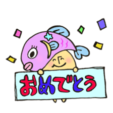 Mr. Pisces mushroom sticker #11693118