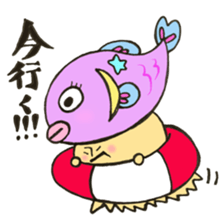 Mr. Pisces mushroom sticker #11693119