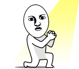 Mr.Expressionless sticker #11693762