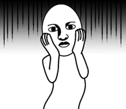 Mr.Expressionless sticker #11693763