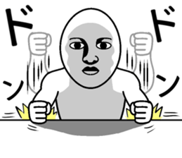 Mr.Expressionless sticker #11693765