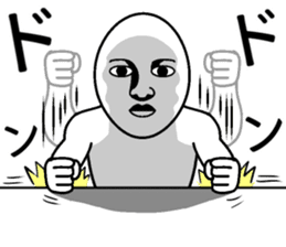 Mr.Expressionless sticker #11693765