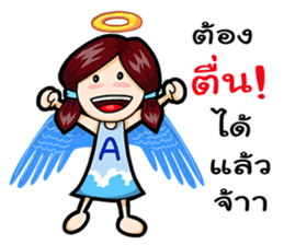 Angel and Devil Girl sticker #11694040