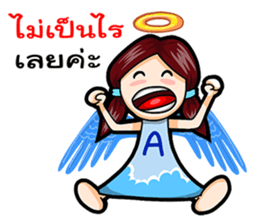 Angel and Devil Girl sticker #11694062