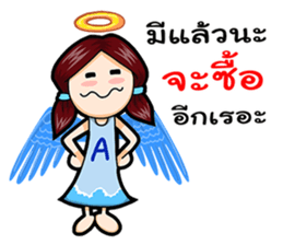 Angel and Devil Girl sticker #11694074