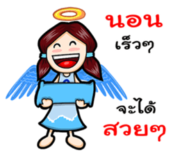 Angel and Devil Girl sticker #11694078