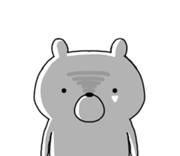 Bear of red socks sticker #11694259