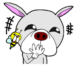 French Bull Hachi&bee sticker #11694362