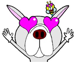 French Bull Hachi&bee sticker #11694367