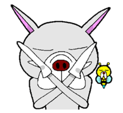 French Bull Hachi&bee sticker #11694372