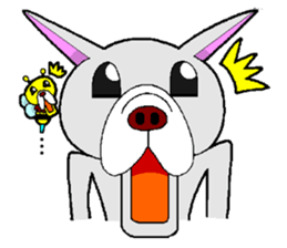 French Bull Hachi&bee sticker #11694373