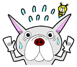 French Bull Hachi&bee sticker #11694374