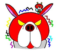 French Bull Hachi&bee sticker #11694376