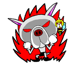 French Bull Hachi&bee sticker #11694377