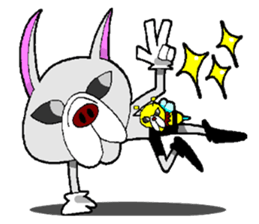 French Bull Hachi&bee sticker #11694381