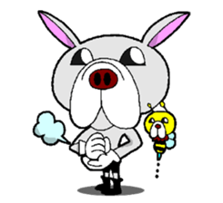 French Bull Hachi&bee sticker #11694383