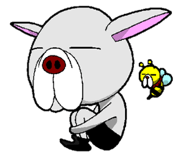 French Bull Hachi&bee sticker #11694386