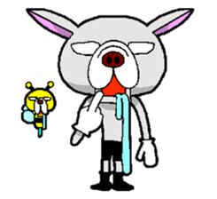 French Bull Hachi&bee sticker #11694389