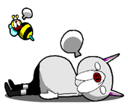 French Bull Hachi&bee sticker #11694390