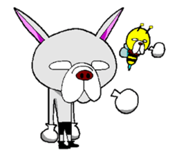 French Bull Hachi&bee sticker #11694391