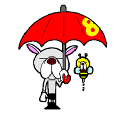 French Bull Hachi&bee sticker #11694396