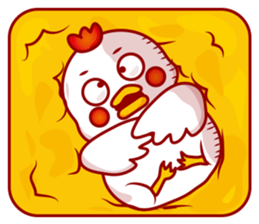 I'm a dorky chicken sticker #11694562