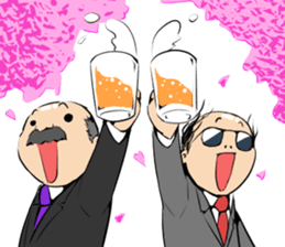 Cute Bald Head4(ENG) sticker #11694600