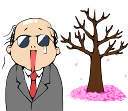 Cute Bald Head4(ENG) sticker #11694604