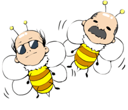 Cute Bald Head4(ENG) sticker #11694608