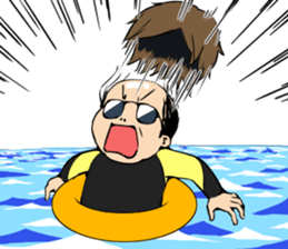 Cute Bald Head4(ENG) sticker #11694617