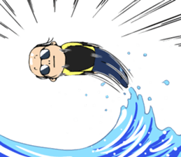 Cute Bald Head4(ENG) sticker #11694618