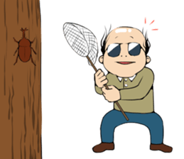 Cute Bald Head4(ENG) sticker #11694619