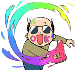 Cute Bald Head4(ENG) sticker #11694622