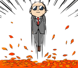 Cute Bald Head4(ENG) sticker #11694626