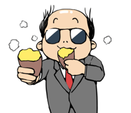 Cute Bald Head4(ENG) sticker #11694627