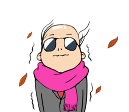 Cute Bald Head4(ENG) sticker #11694630