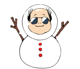 Cute Bald Head4(ENG) sticker #11694632