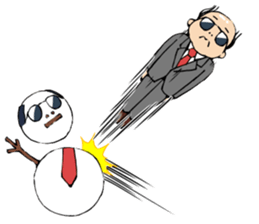 Cute Bald Head4(ENG) sticker #11694634